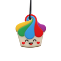 Jellystone - Cupcake Pendant Rainbow Jellystone Designs