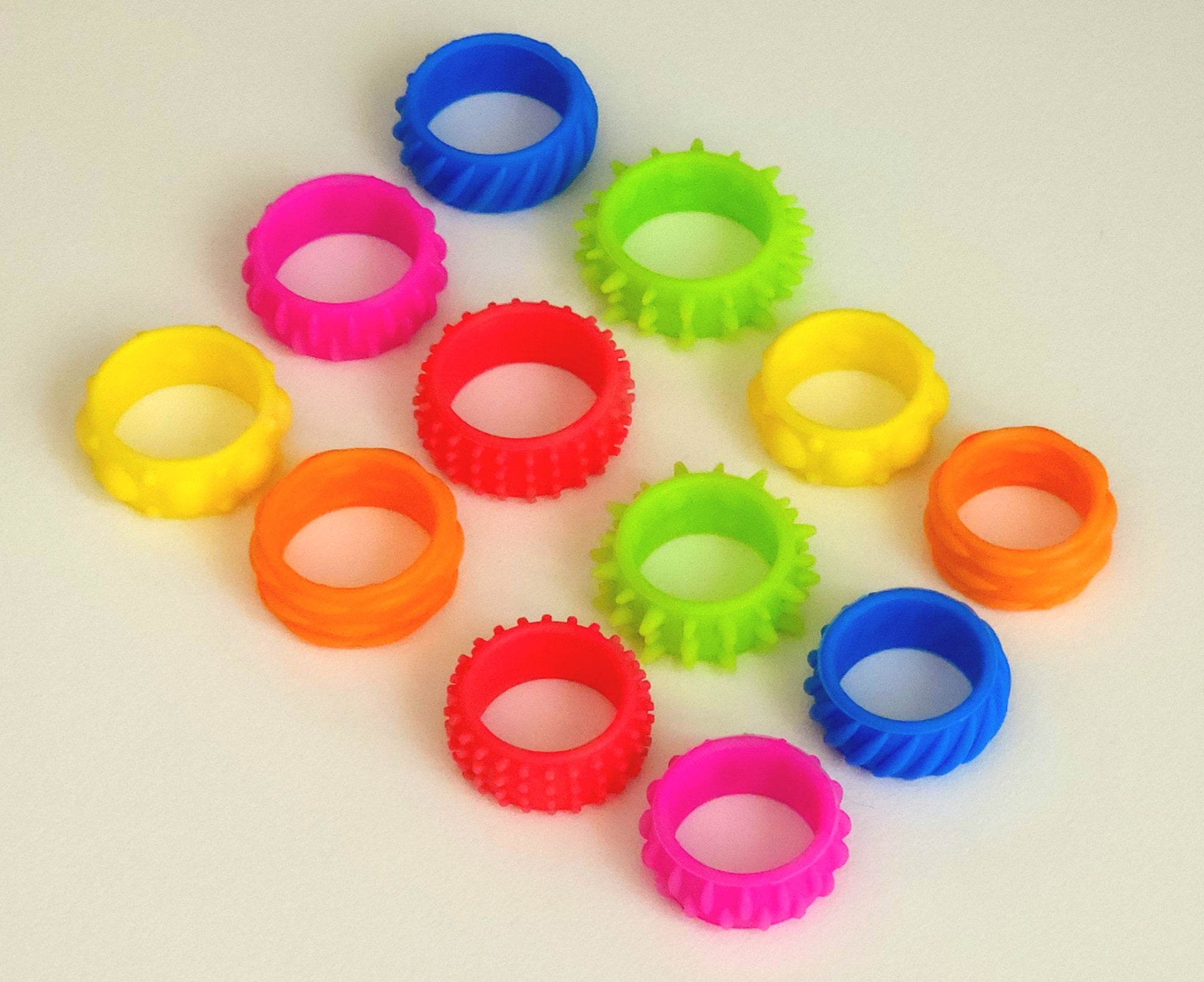 Silicone Sensory Fidget Ring Set The AuDHD Store