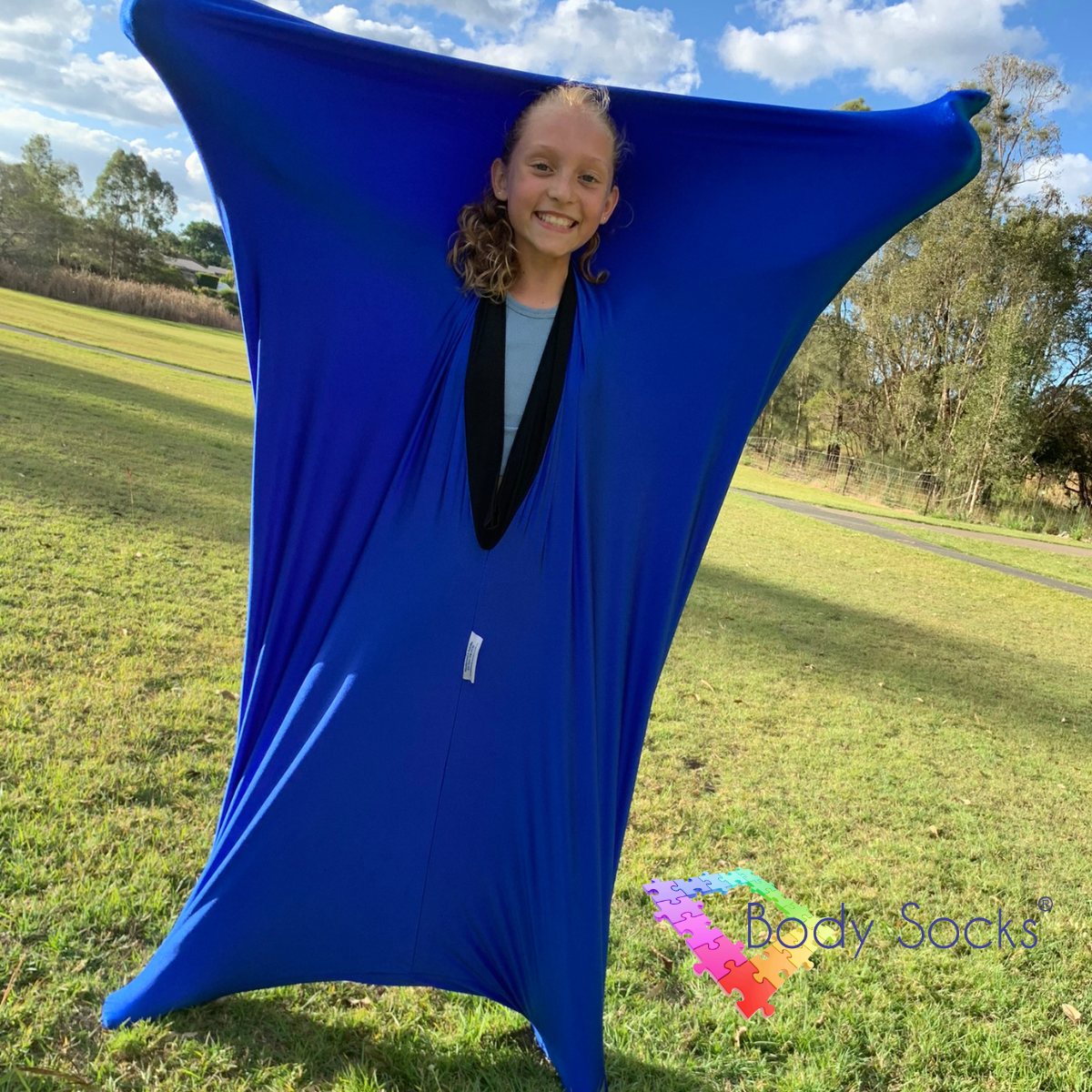 Lycra Body Sock Royal Blue The AuDHD Store