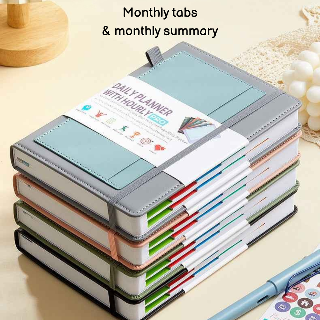 Undated A5 Daily Planner for Focus, Flexibility & Gentle Structure - Green The AuDHD Store