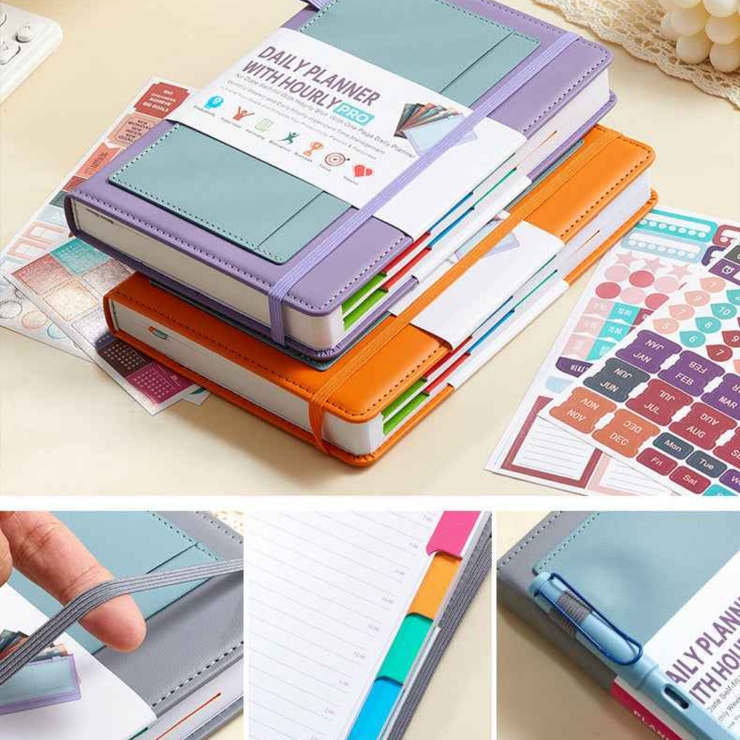 Undated A5 Daily Planner for Focus, Flexibility & Gentle Structure - Green The AuDHD Store