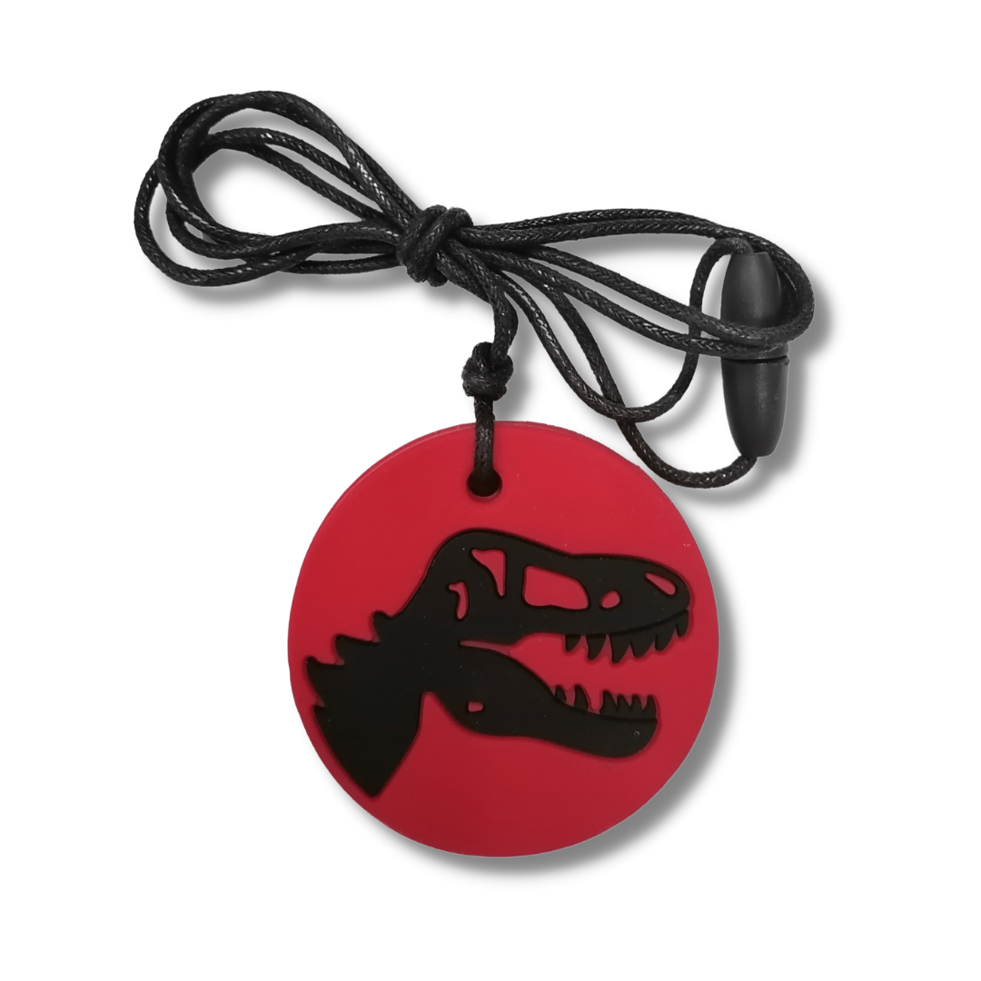 Jellystone - Dino Pendant Red and Black Jellystone Designs