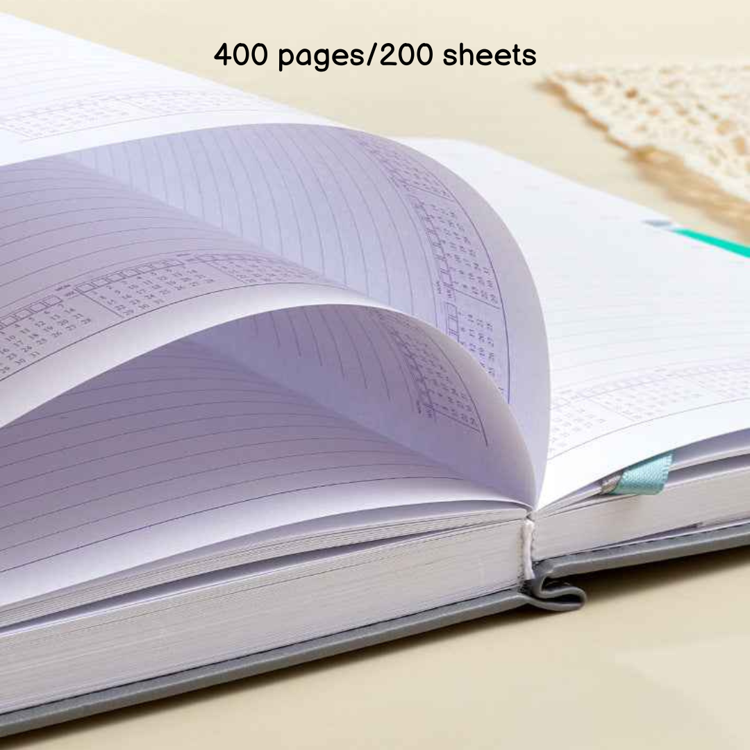 Undated A5 Daily Planner for Focus, Flexibility & Gentle Structure - Green The AuDHD Store