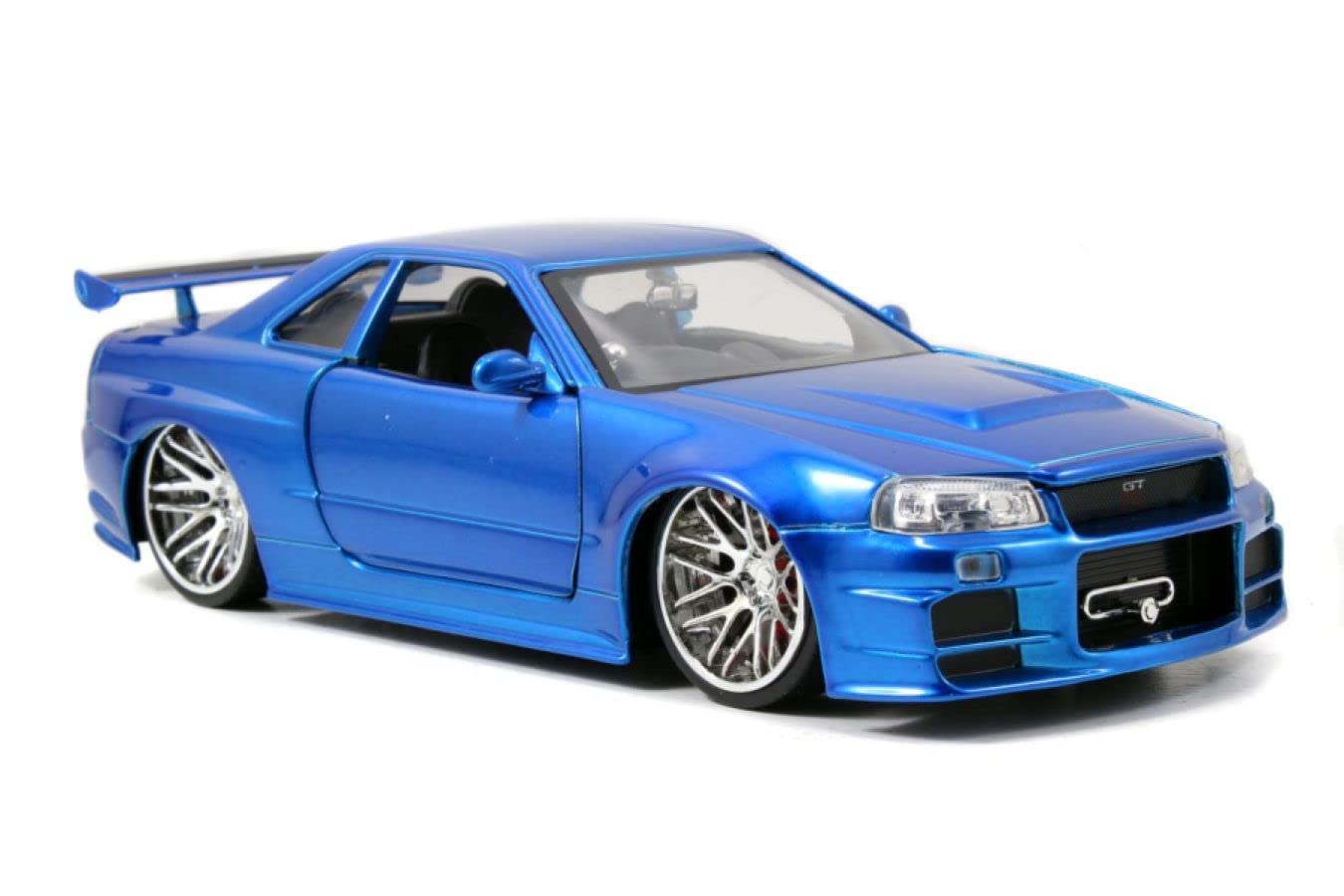 Fast & Furious 1:24 Die-Cast Nissan GT-R R34 Multi-colored The AuDHD Store