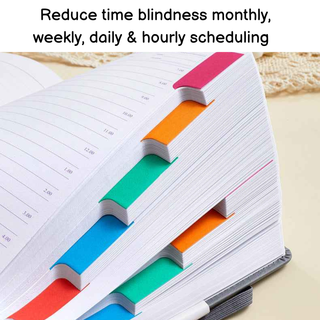 Undated A5 Daily Planner for Focus, Flexibility & Gentle Structure - Green The AuDHD Store