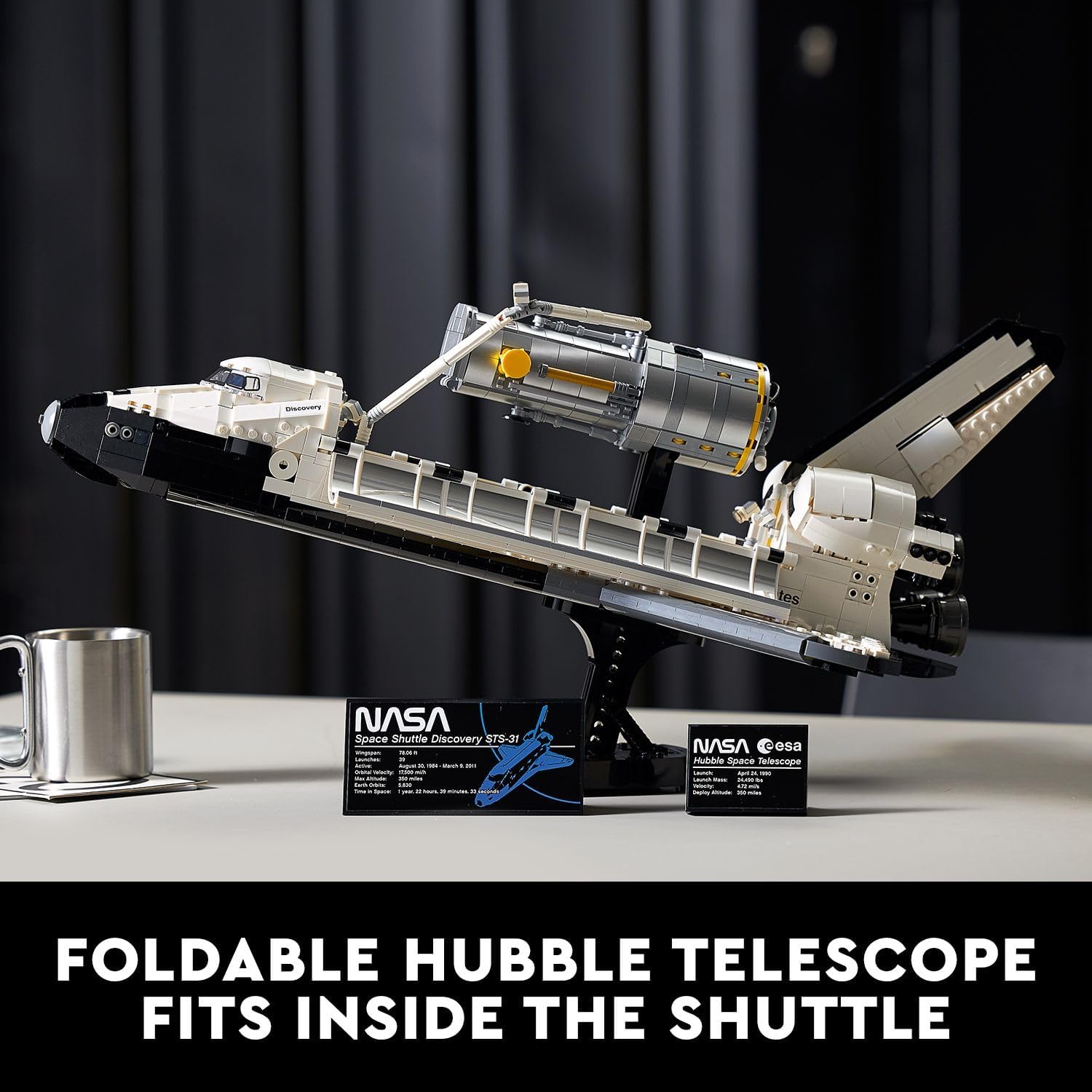 LEGO® Icons NASA Space Shuttle Discovery 10283 Model Building Kit The AuDHD Store