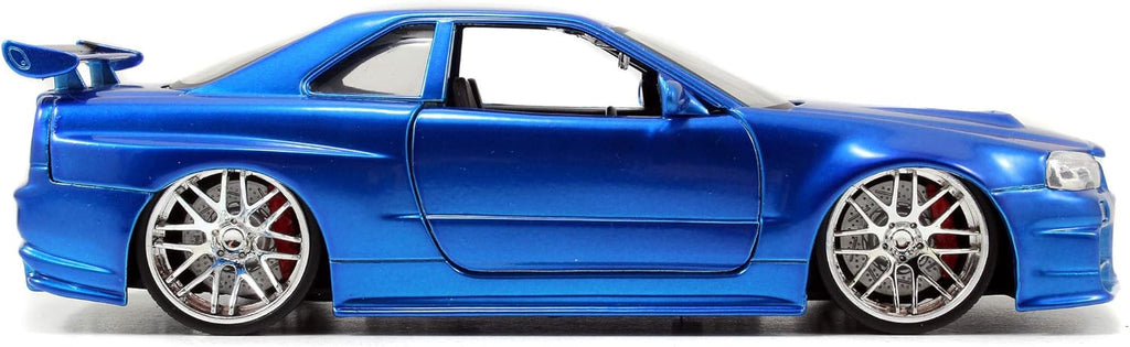 Fast & Furious 1:24 Die-Cast Nissan GT-R R34 The AuDHD Store