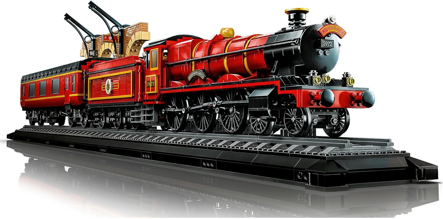 LEGO® Harry Potter™ Hogwarts Express –Collectors Edition (5129 pcs) Building Kit, Steam Train Model Includes an Engine, Tender, Passenger Carriage, Platform & Display Track, Toys for Adult Fans 76405 The AuDHD Store