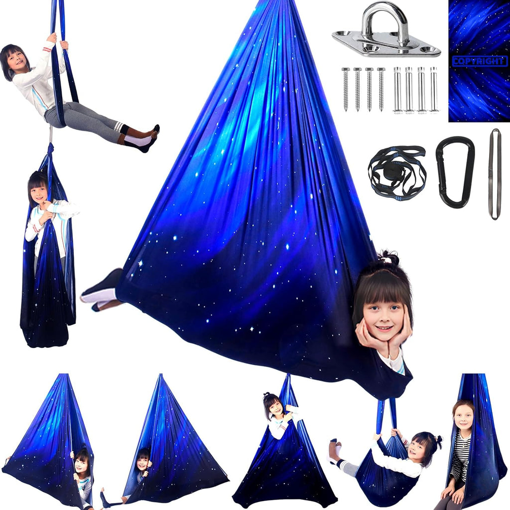 AuDHD Sensory Cuddle Swing with Hardware The AuDHD Store