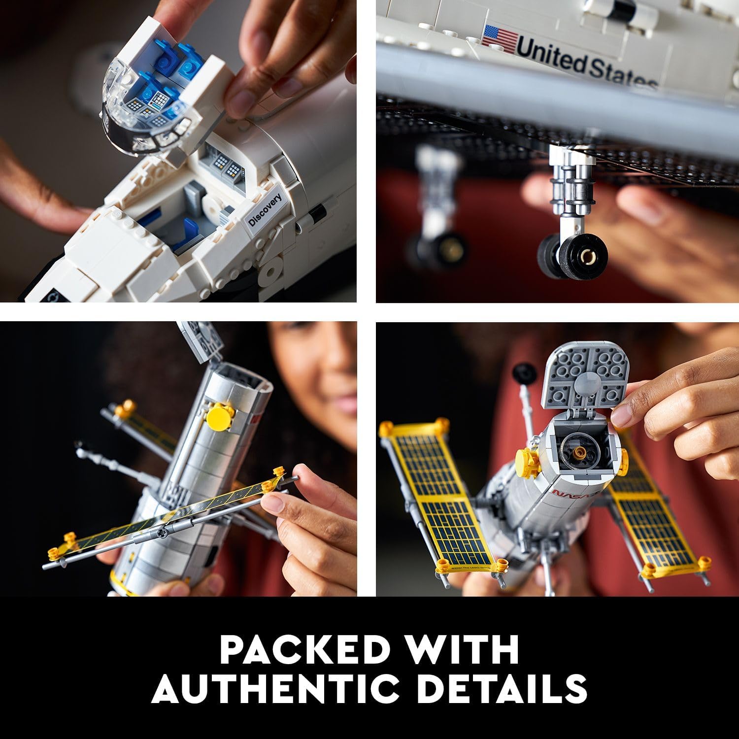 LEGO® Icons NASA Space Shuttle Discovery 10283 Model Building Kit The AuDHD Store