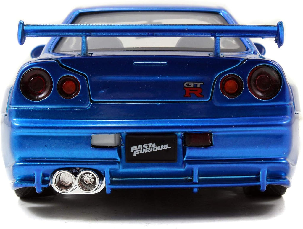 Fast & Furious 1:24 Die-Cast Nissan GT-R R34 The AuDHD Store