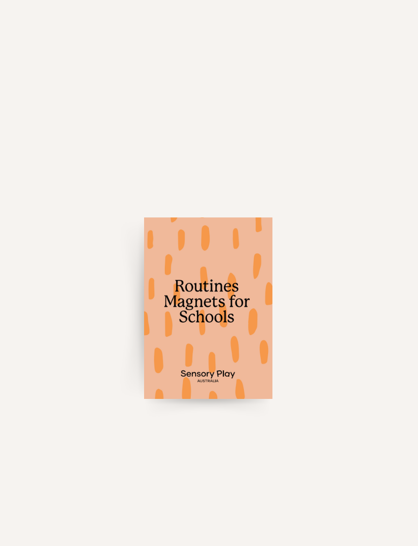 School Routines & Communication Magnetic Tile Set