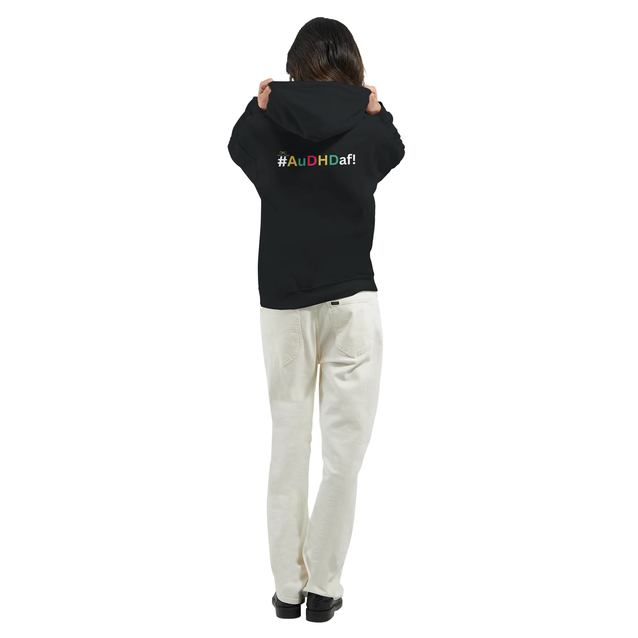 "The Original" Logo - #AuDHDaf! Hoodie The AuDHD Store