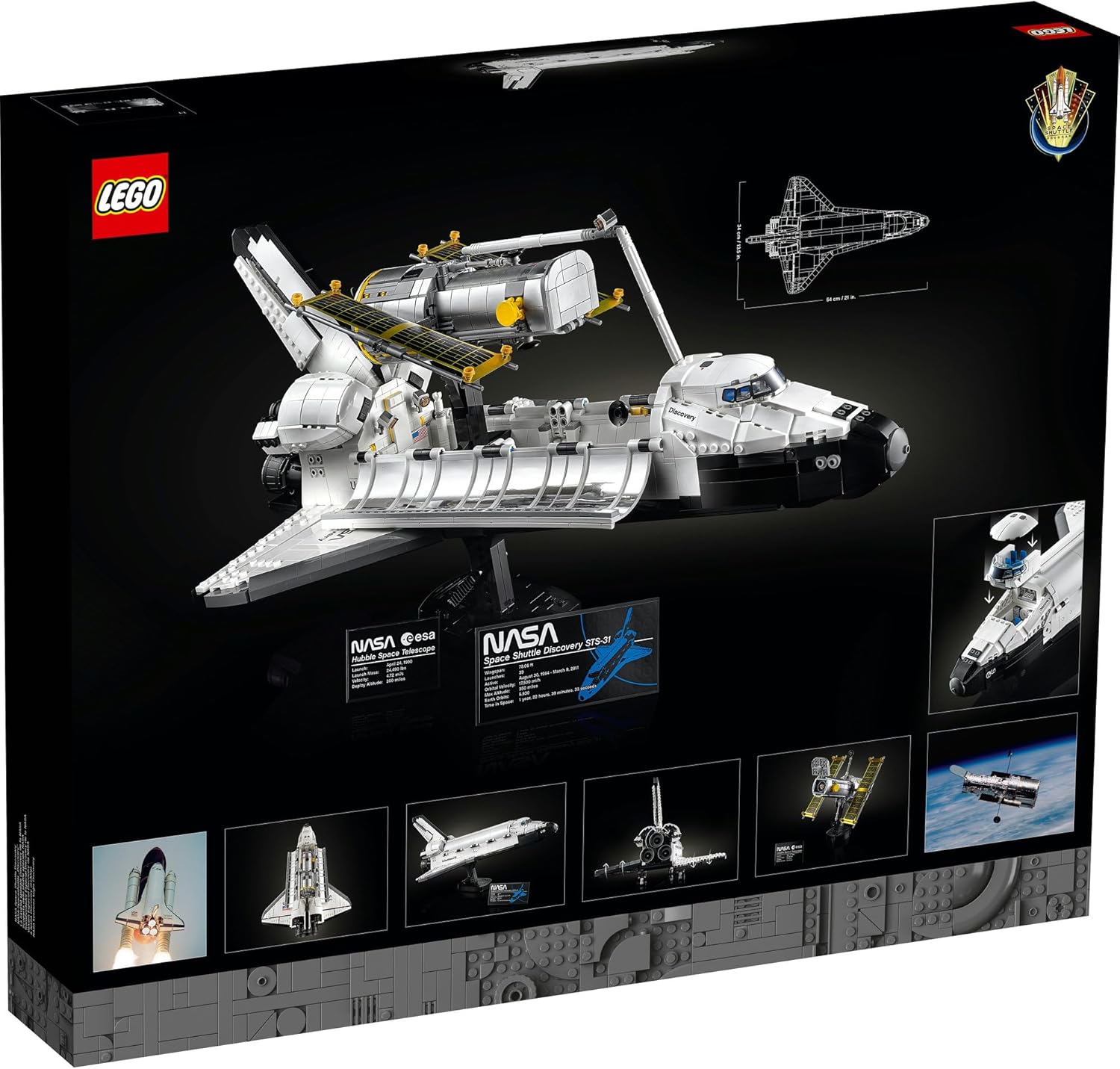 LEGO® Icons NASA Space Shuttle Discovery 10283 Model Building Kit The AuDHD Store