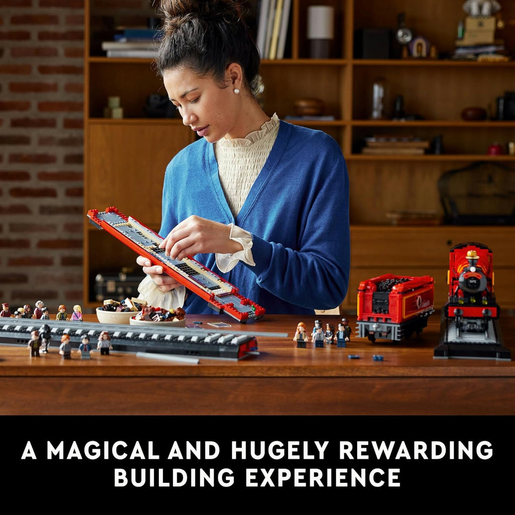 LEGO® Harry Potter™ Hogwarts Express –Collectors Edition (5129 pcs) Building Kit, Steam Train Model Includes an Engine, Tender, Passenger Carriage, Platform & Display Track, Toys for Adult Fans 76405 The AuDHD Store