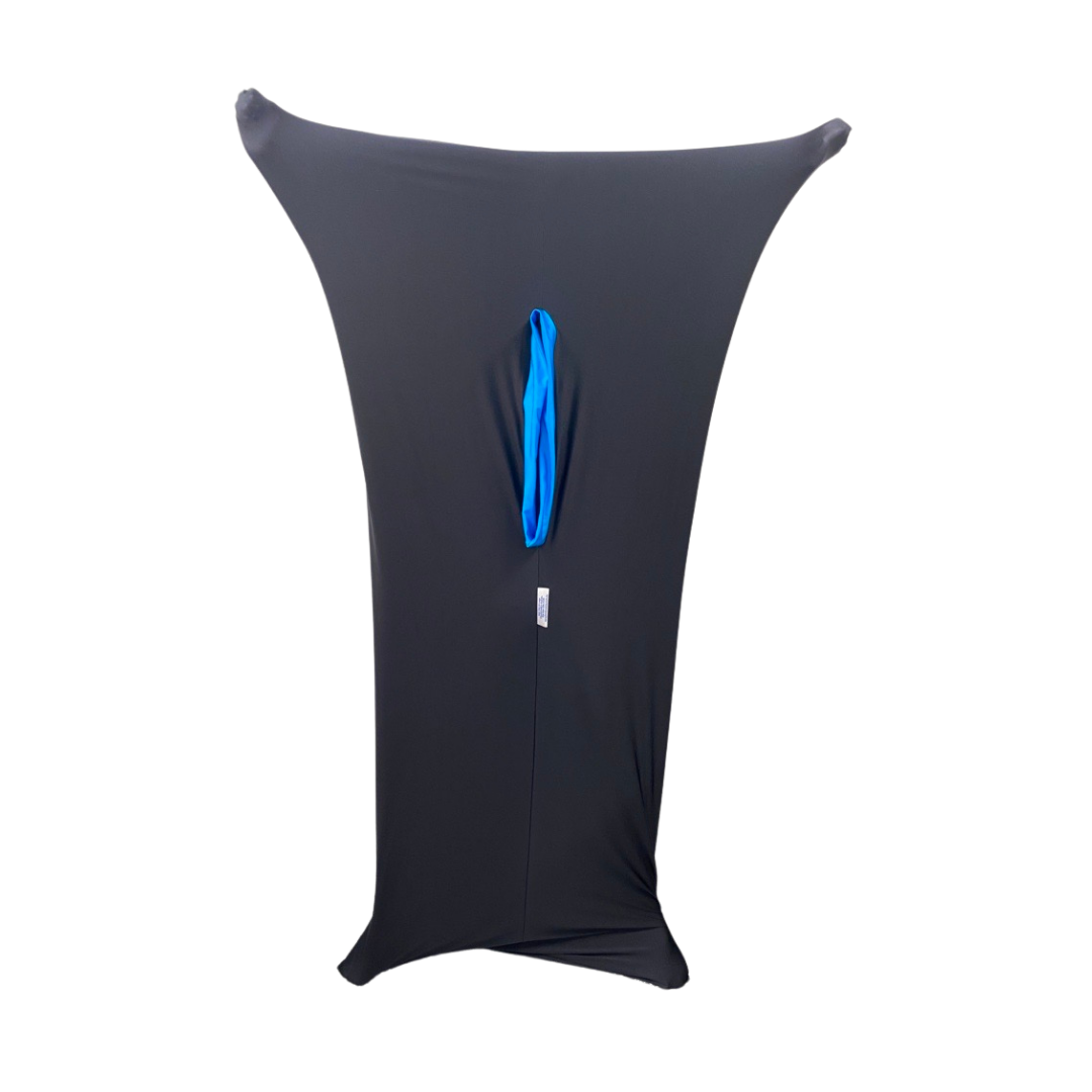 Lycra Body Sock Black with turquoise band The AuDHD Store