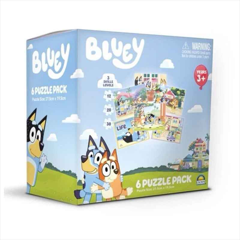 Bluey 6-in-1 Jigsaw Puzzle Pack The AuDHD Store