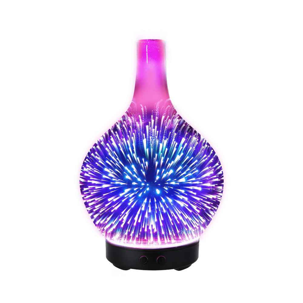 Devanti Ultrasonic Aroma Aromatherapy Diffuser 3D Light Oil Firework Humidifier The AuDHD Store