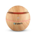 Devanti Aroma Diffuser Aromatherapy Light Wood 130ml The AuDHD Store
