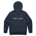 The OG #AuDHDaf! Heavyweight Oversized Hoodie - Midnight Blue