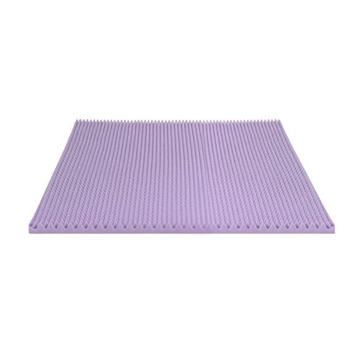 Giselle 5cm Lavender Infused Memory Foam Mattress Topper Size: Double The AuDHD Store
