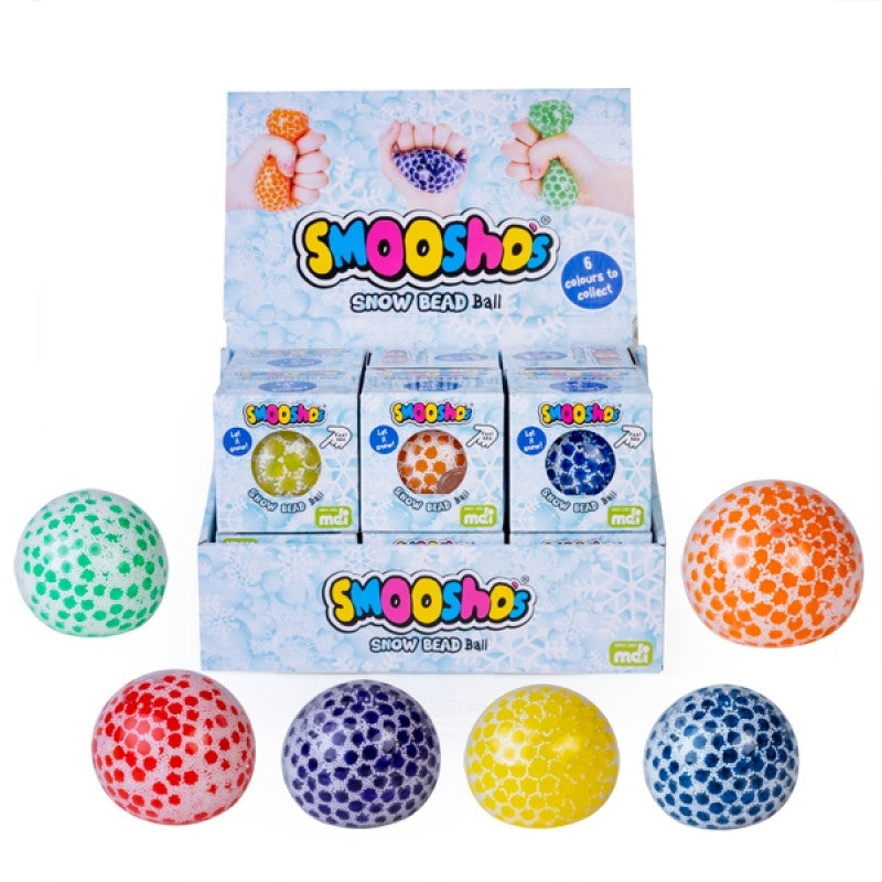 Gel Bead Snow Smooshos Ball The AuDHD Store