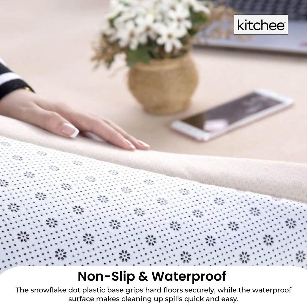 Kitchee Foam Floor Mat 150x200cm - Padded Thick Deep Soft Tatami Style Rug Grey