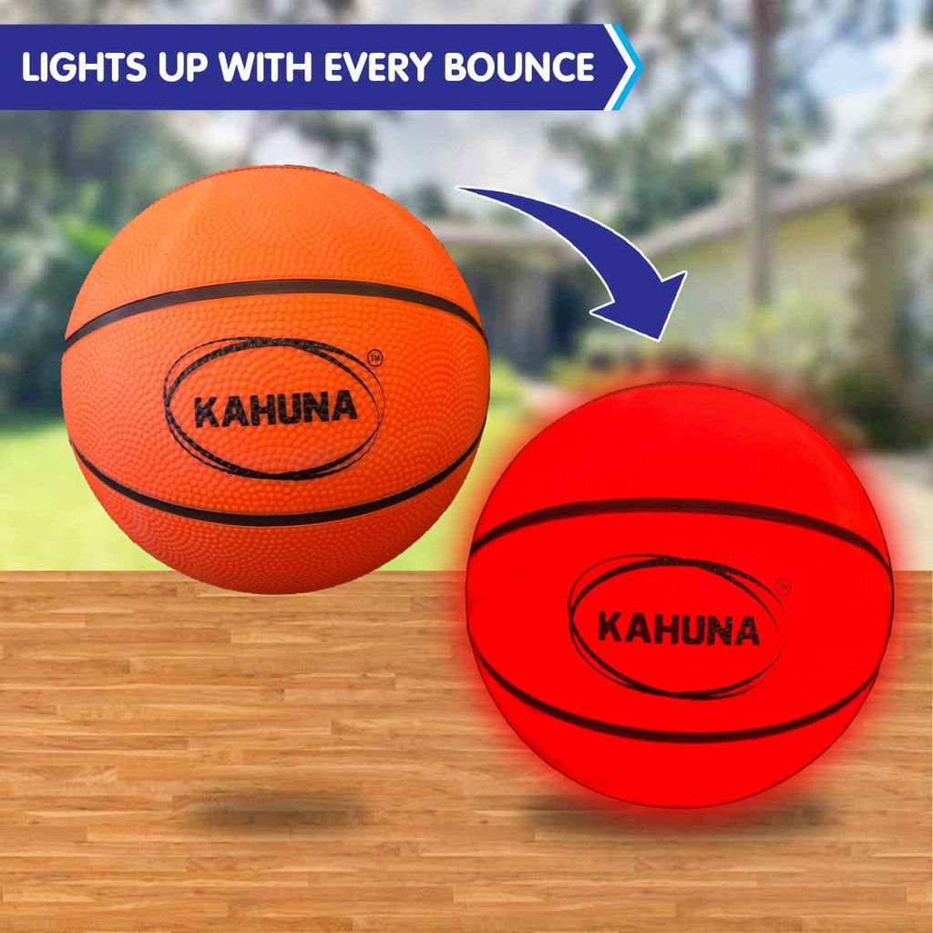 Kahuna Trampoline LED Basketball Hoop Set with Light-Up Ball The AuDHD Store