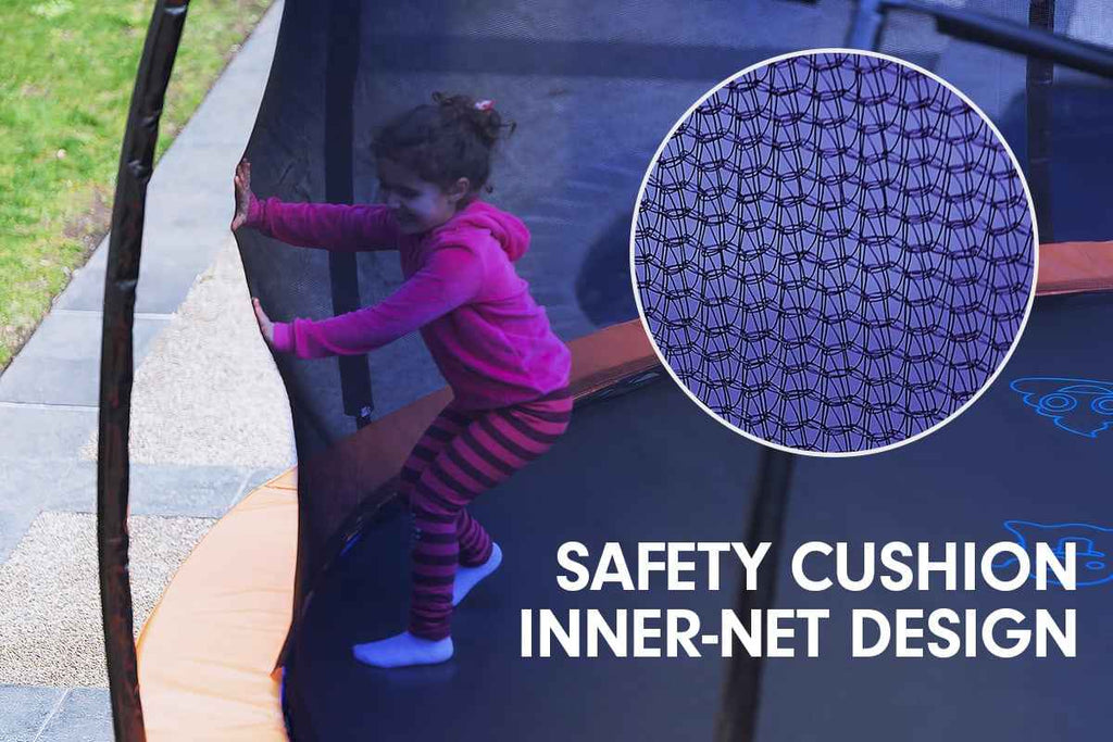 Kahuna 12ft Replacement Trampoline Net 12 Poles Blue The AuDHD Store