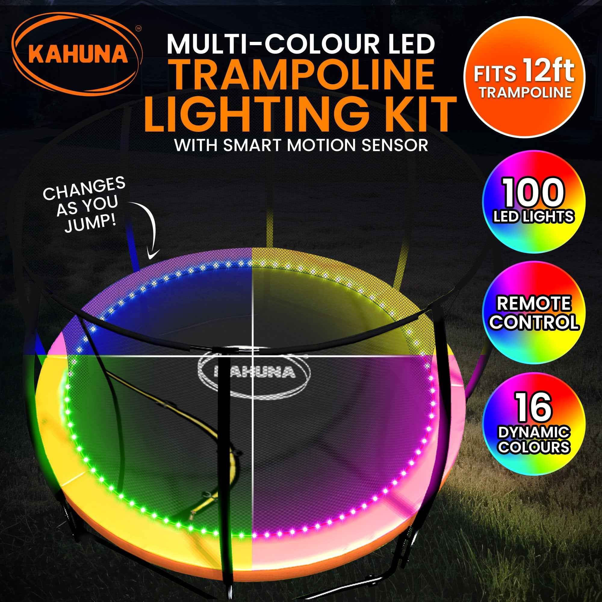 Kahuna LED Kit for 12ft Trampolines The AuDHD Store