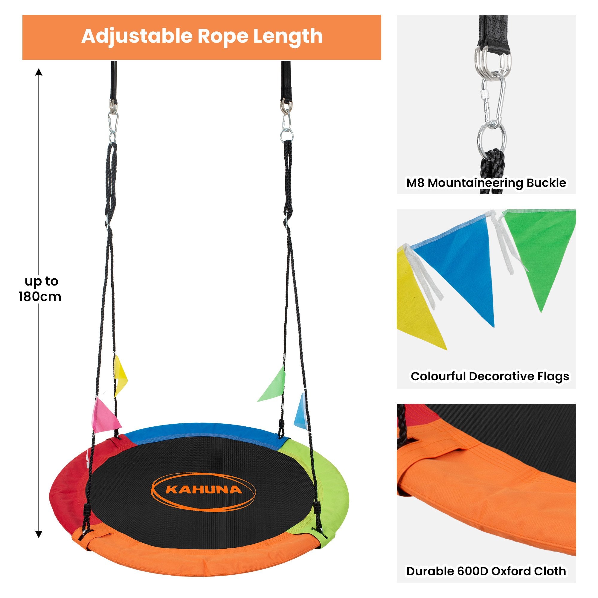 Kahuna Kids Saucer Swing Set - 400kg Capacity The AuDHD Store