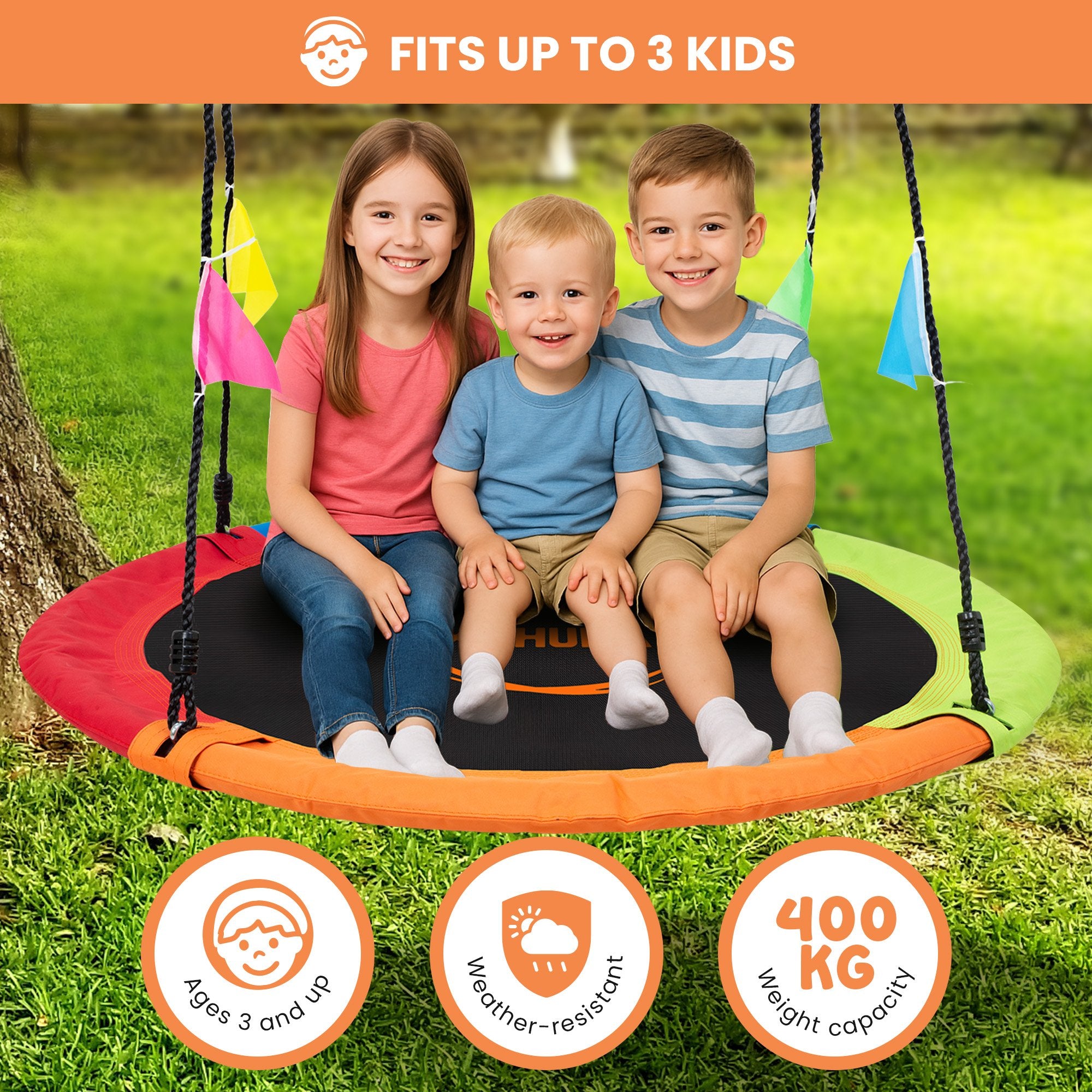 Kahuna Kids Saucer Swing Set - 400kg Capacity The AuDHD Store
