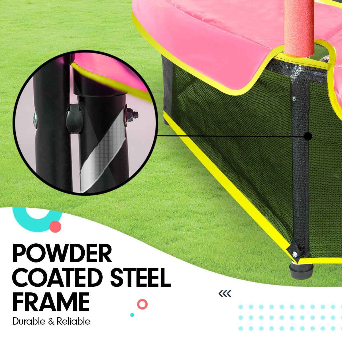 Kahuna 4.5ft Trampoline – Blue and Pink The AuDHD Store