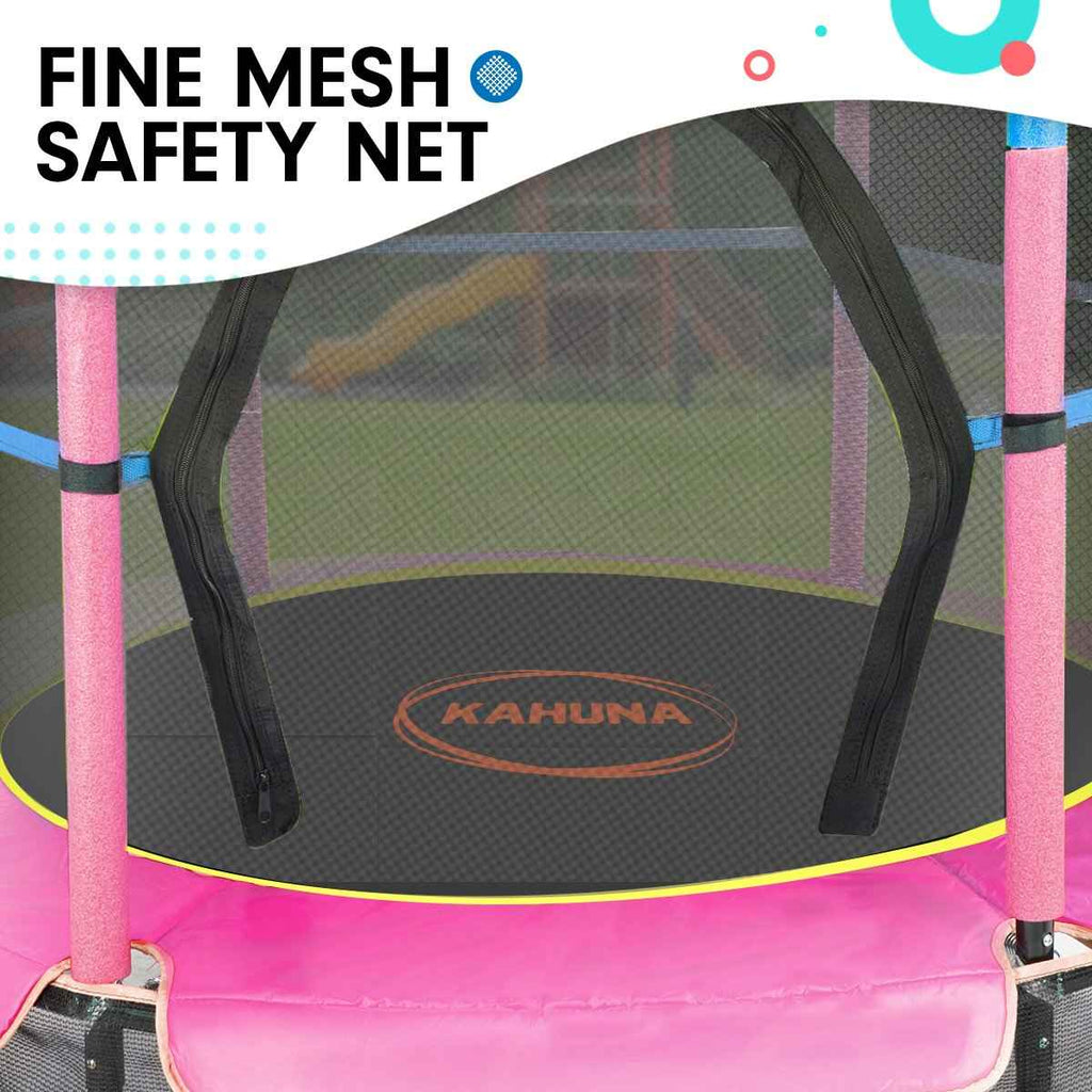 Kahuna 4.5ft Trampoline – Blue and Pink The AuDHD Store