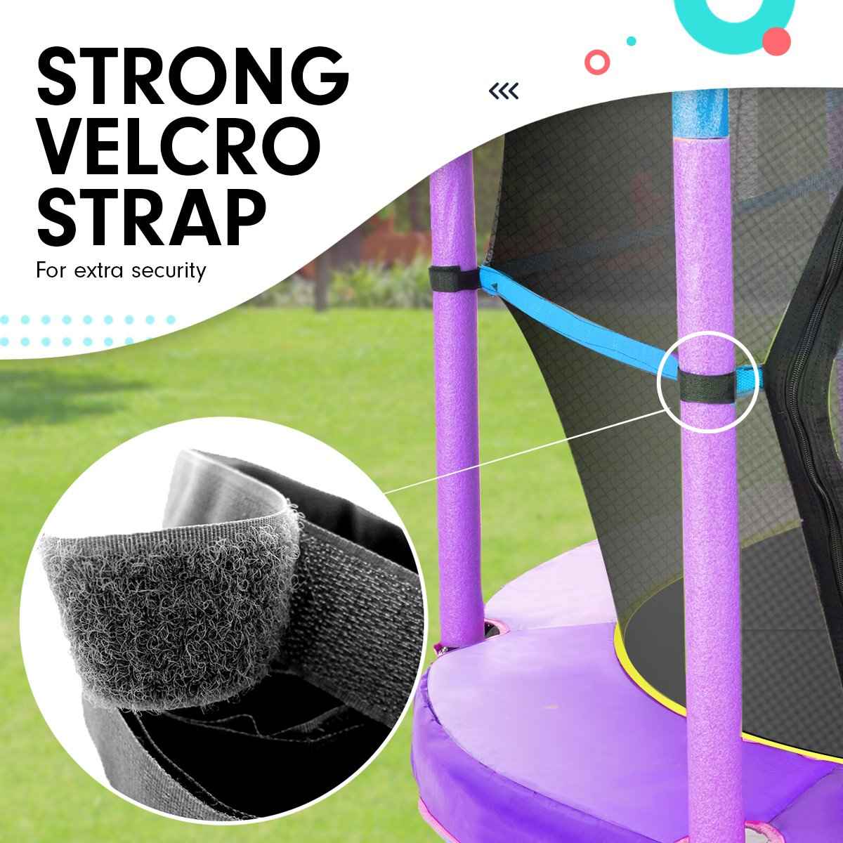 Kahuna 4.5ft Trampoline - Blue Purple The AuDHD Store