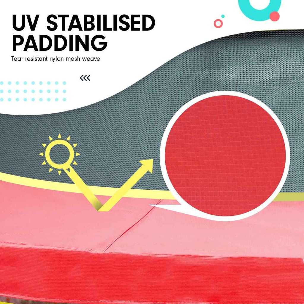 Kahuna 4.5ft Trampoline - Red The AuDHD Store