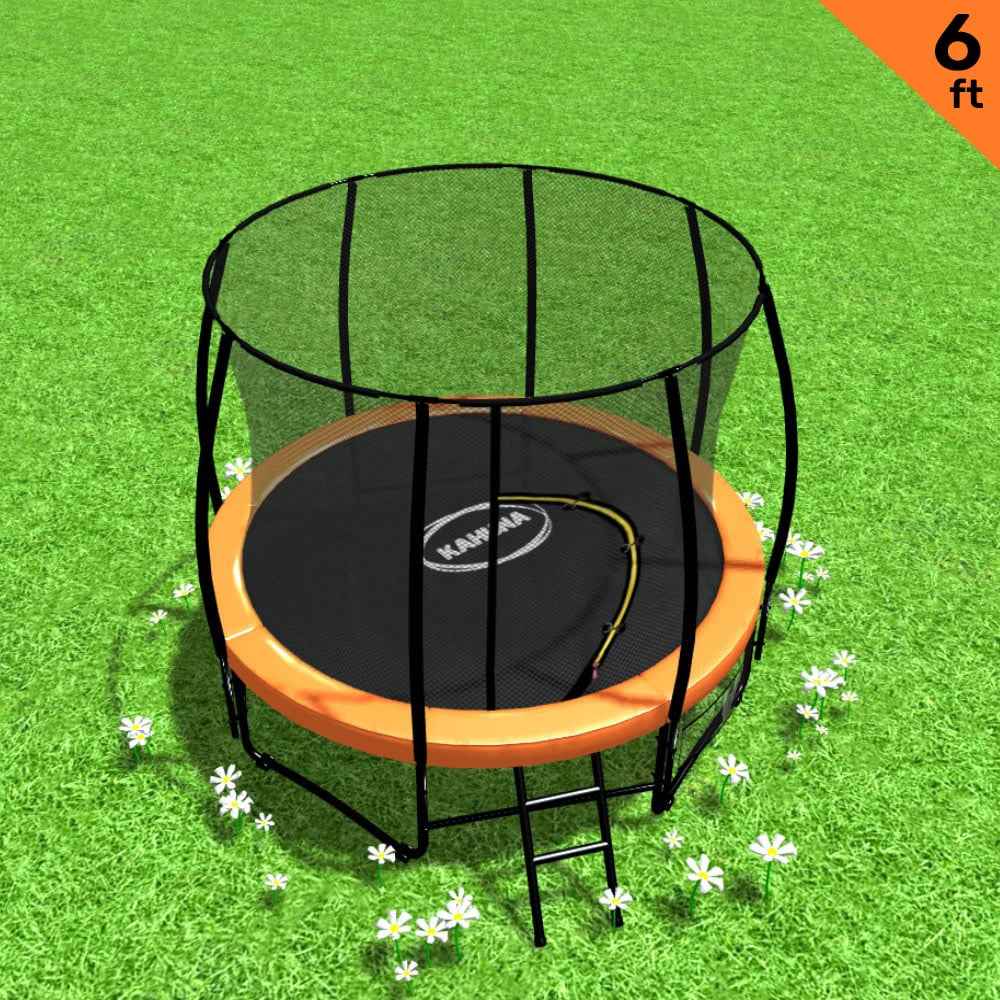 Kahuna Classic 6ft Trampoline – Orange The AuDHD Store