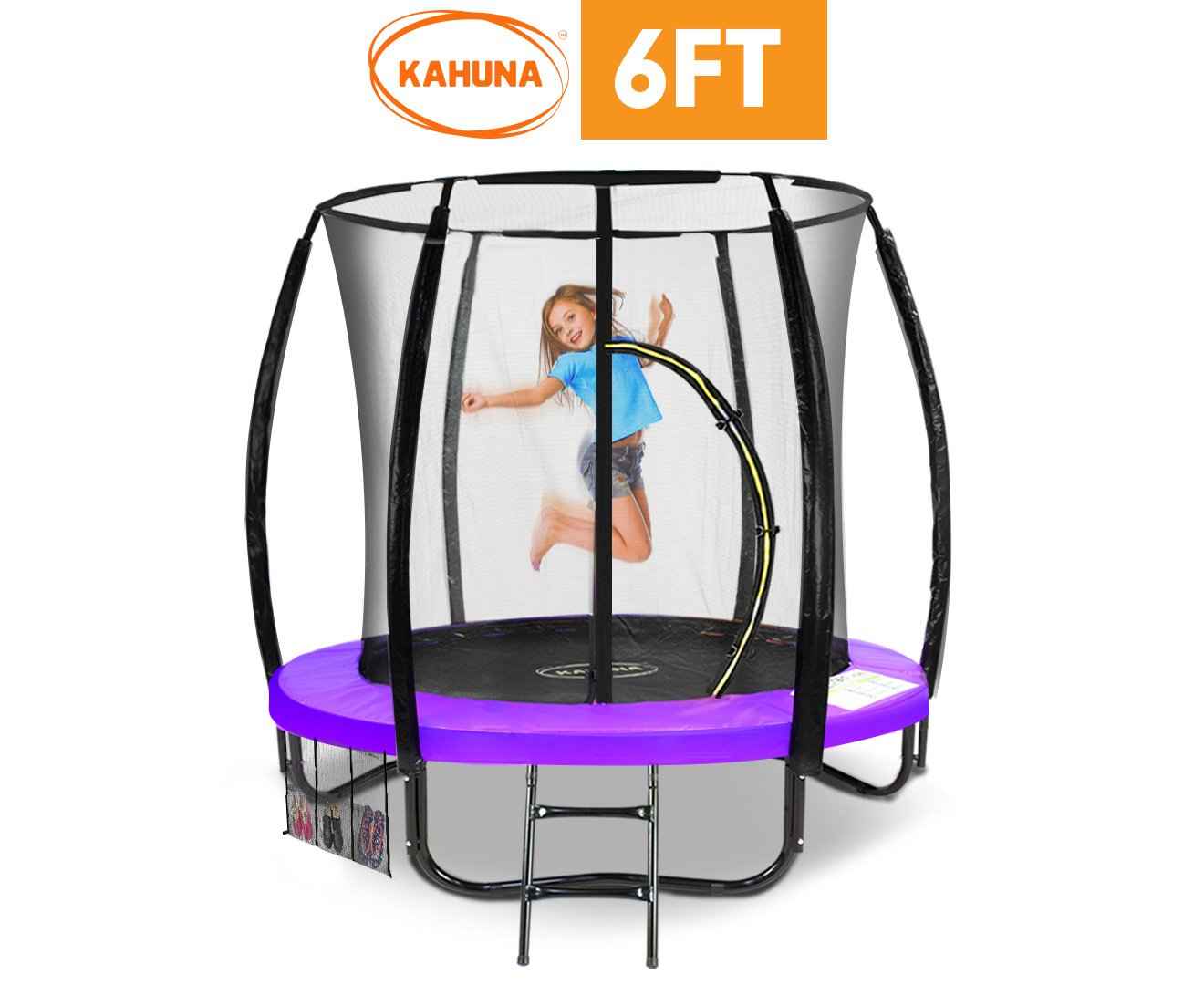 Kahuna Classic 6ft Trampoline – Purple The AuDHD Store