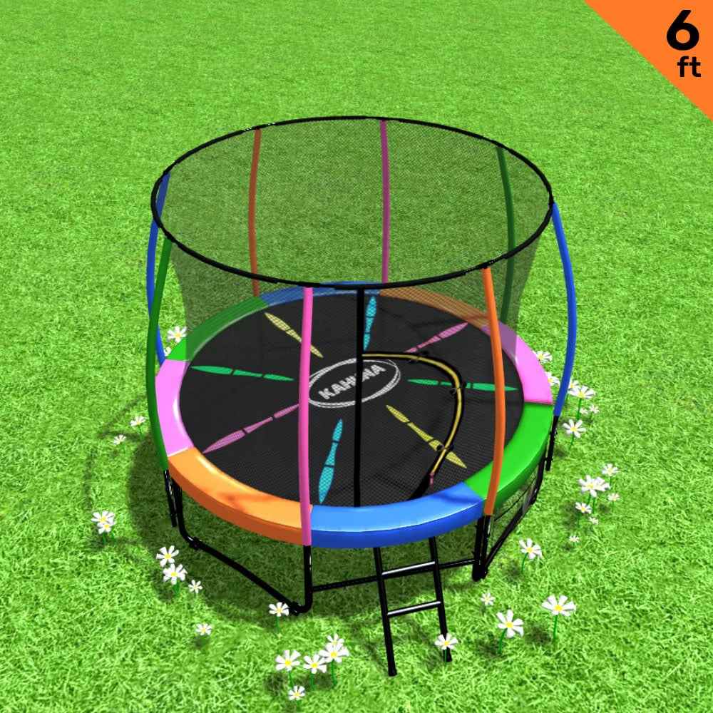Kahuna 6ft Trampoline - Rainbow The AuDHD Store