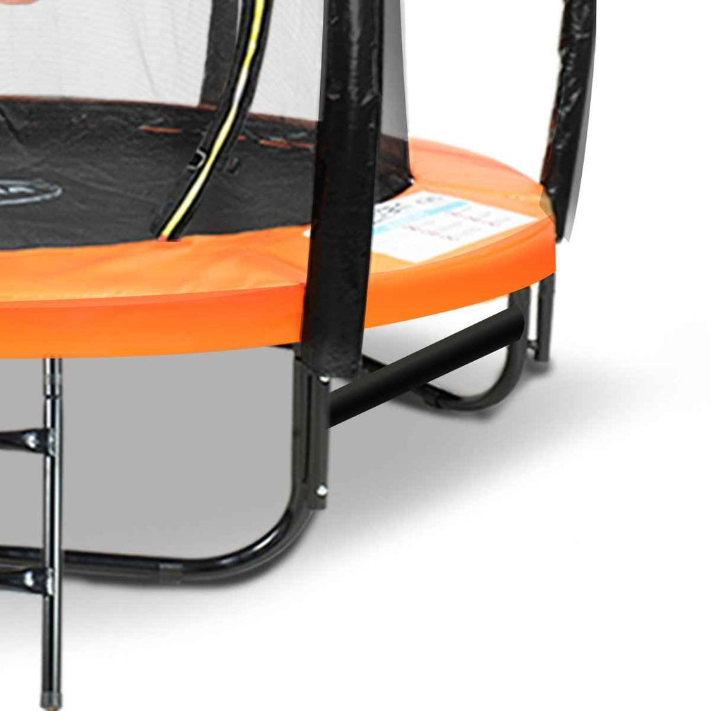 Kahuna 8ft Trampoline with Basketball Hoop Set - Orange The AuDHD Store
