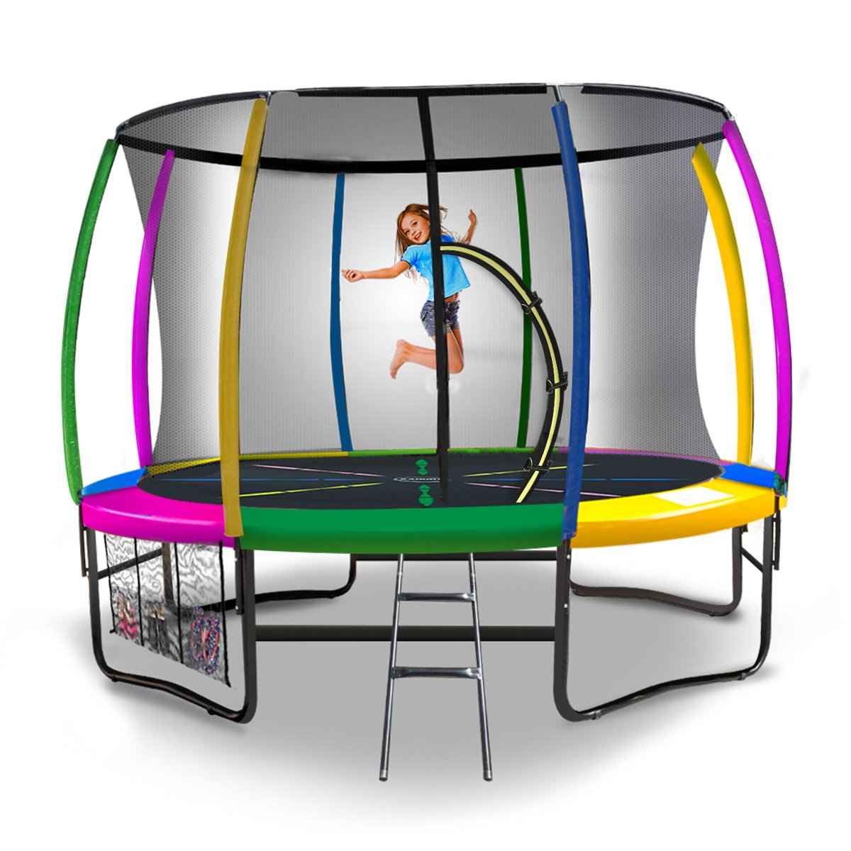 Kahuna 8ft Trampoline - Rainbow The AuDHD Store