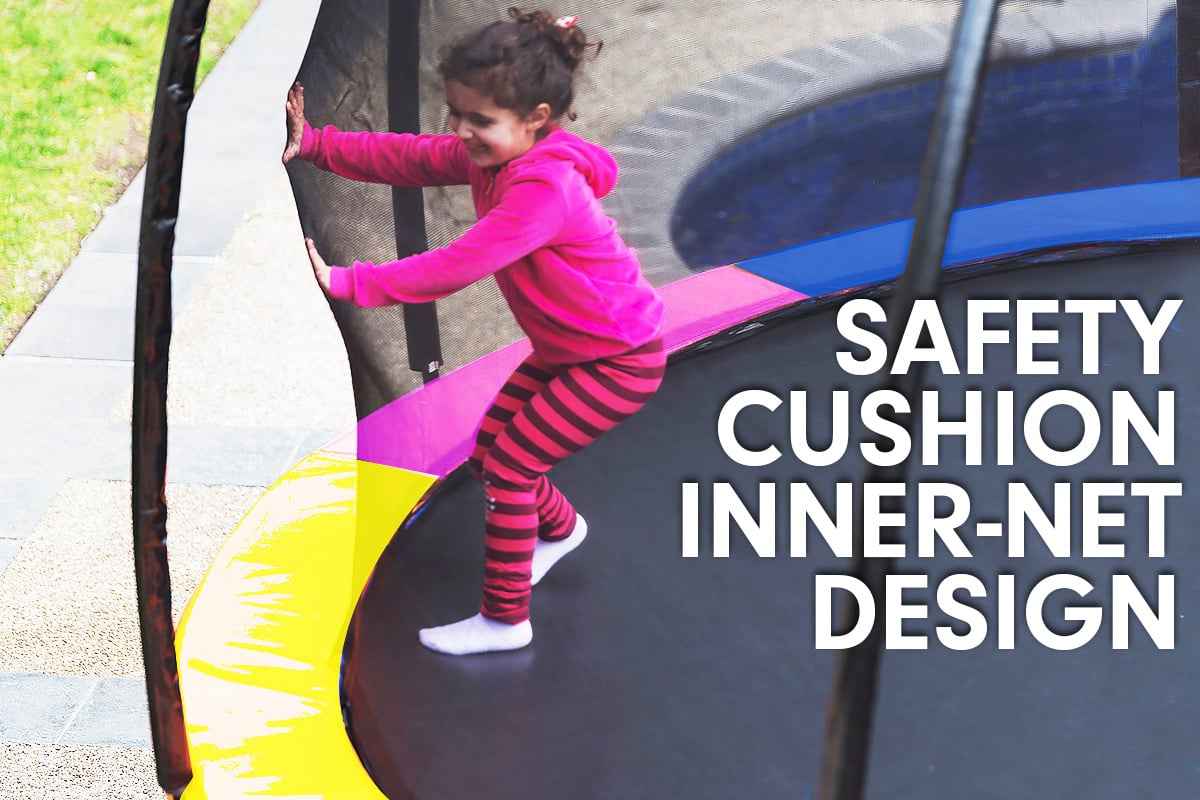 Kahuna 8ft Trampoline - Rainbow The AuDHD Store