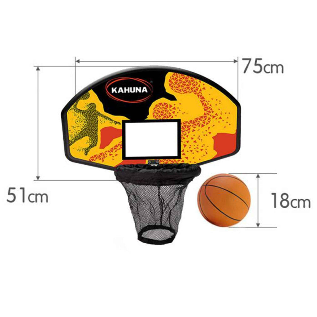 Kahuna Trampoline Basketball Ring Set with Mini Ball and Pump The AuDHD Store