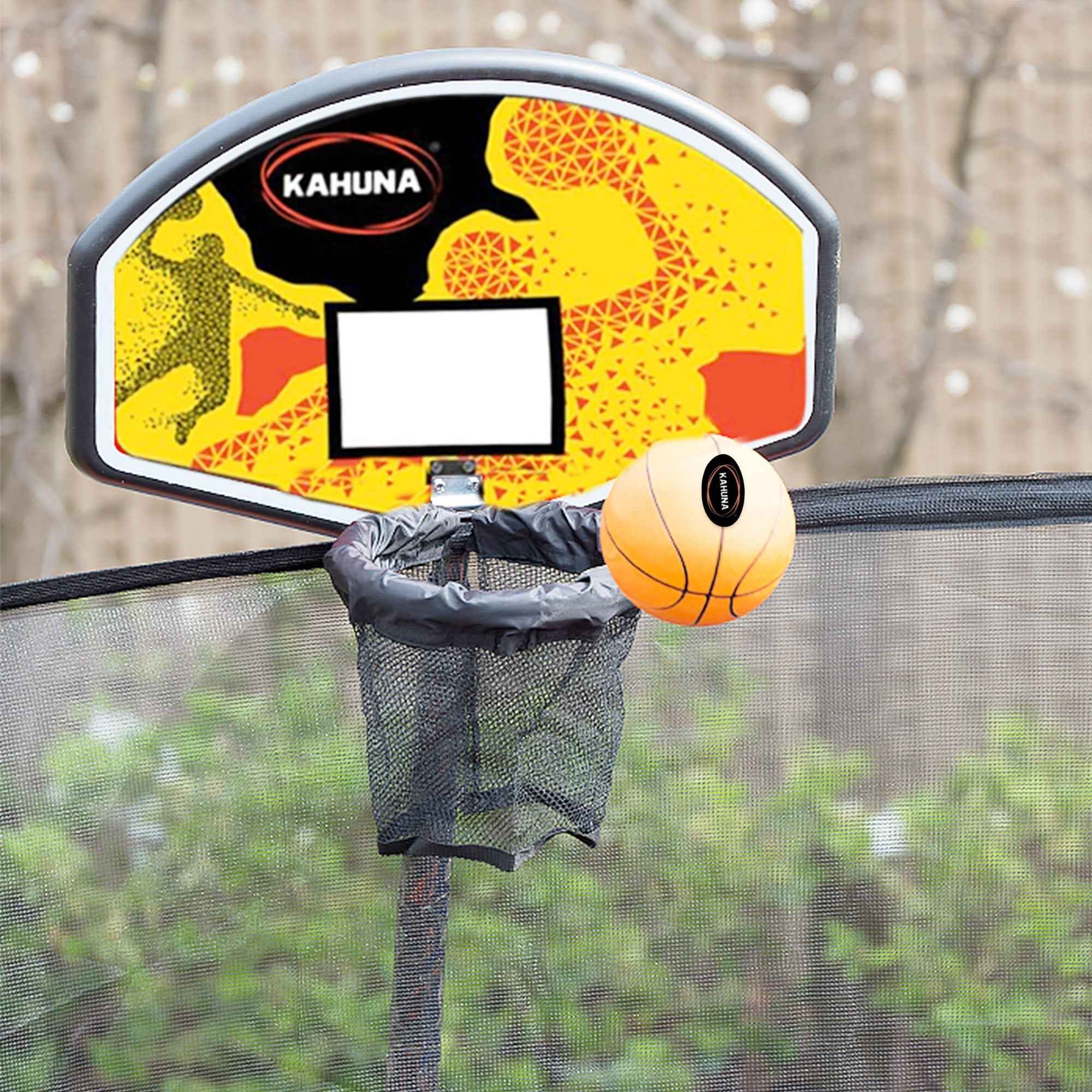 Kahuna Trampoline Basketball Ring Set with Mini Ball and Pump The AuDHD Store