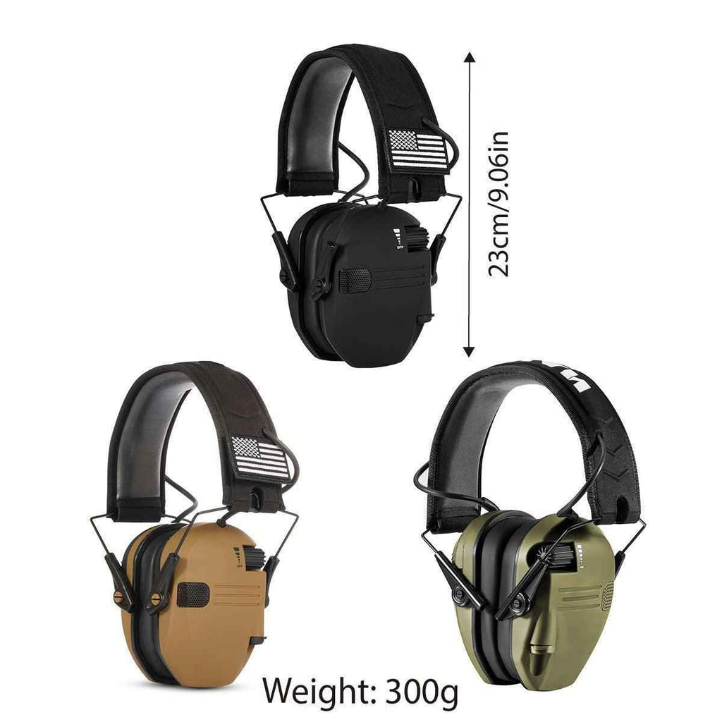 Noise Cancelling Earmuffs Outdoor Soundproof Headphones - Khaki The AuDHD Store