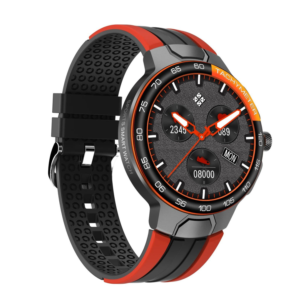 Waterproof Smart Watch with Intelligent Health Tracking - Orange The AuDHD Store