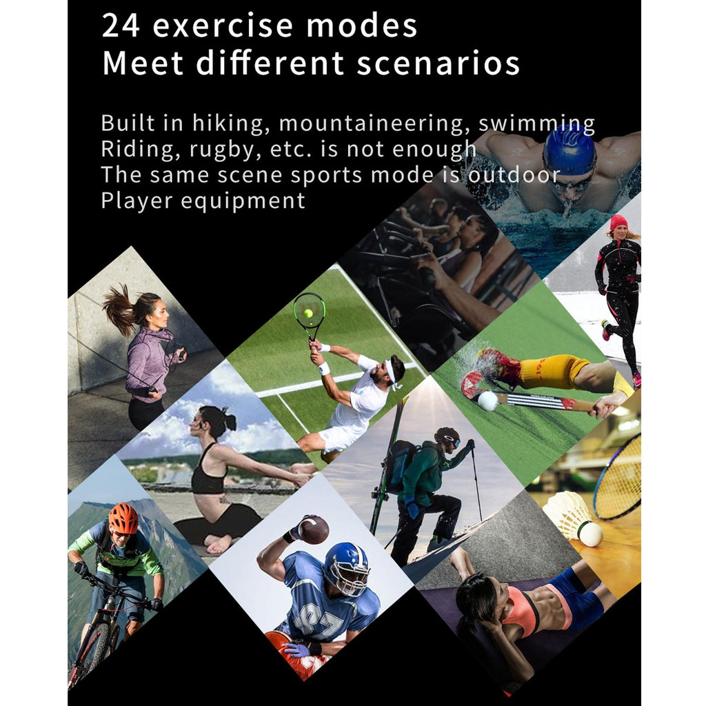 Waterproof Smart Watch with Intelligent Health Tracking - Orange The AuDHD Store