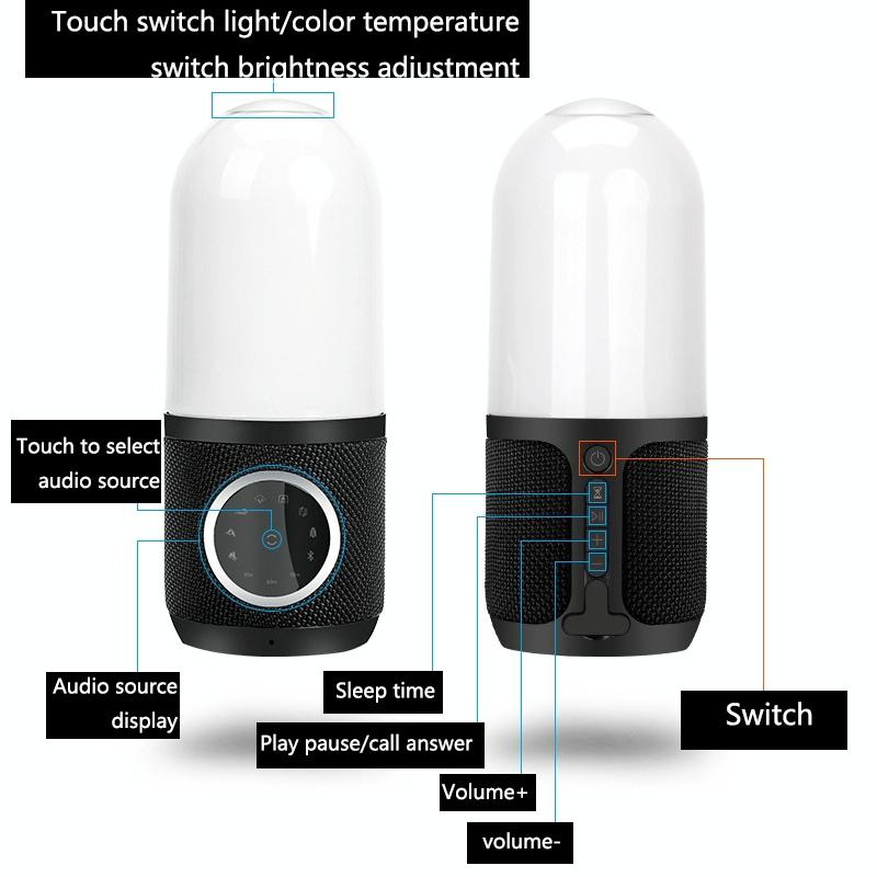 Smart White Noise Sleep Speaker Black The AuDHD Store