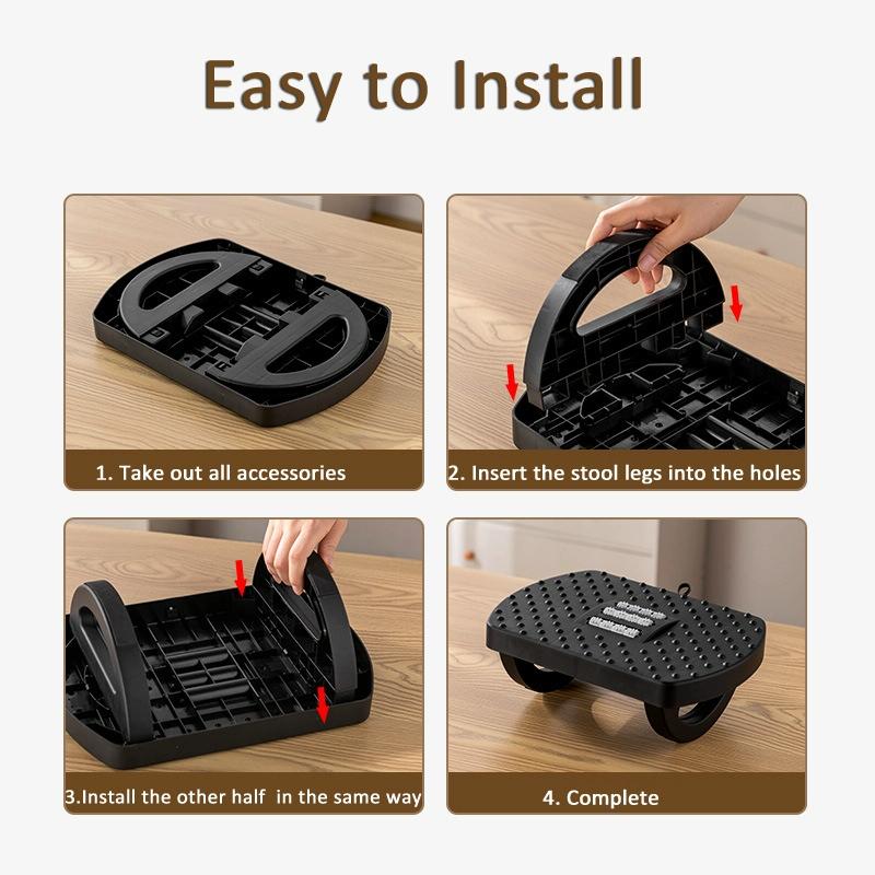 180 Degree Swing Footstool with Handle The AuDHD Store