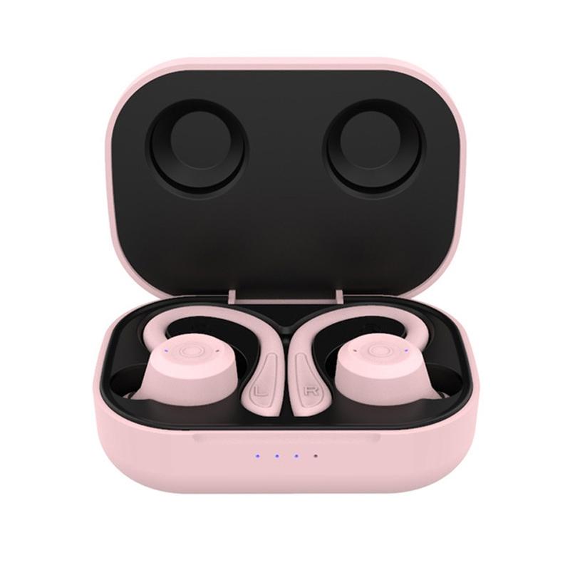 Waterproof T20 Bluetooth Earphones with Noise-cancelling Hooks - Blue The AuDHD Store